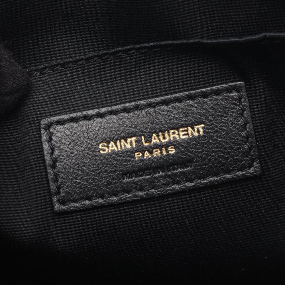 Saint Laurent Paris LOU Monogram Camera Bag Shoulder Leather Black - Picture 3 of 6
